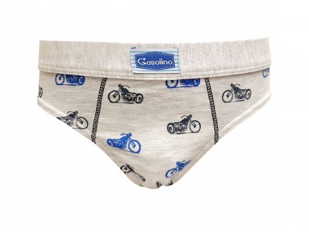 Gasolino slipy chlapecké Motorky 3407 šedé